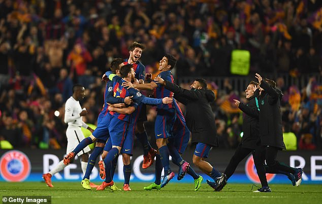 Barcelona achieved the most surprising comeback in Champions League history against PSG