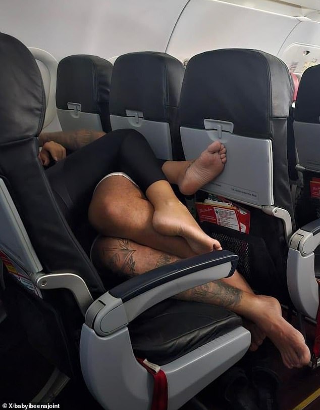 Plane Passenger Slams Two Lovebirds For Snuggling Barefoot During Entire Four-Hour Flight