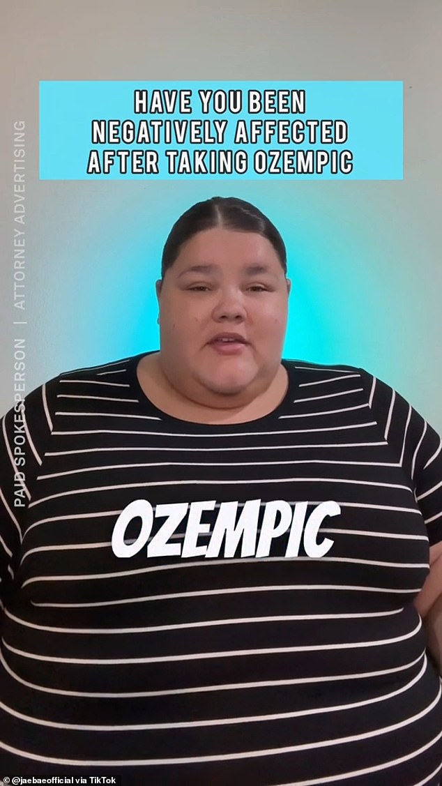 Plus-size travel influencer Jaelyn Chaney criticized weight loss drug Ozempic and urged people to sue the company.