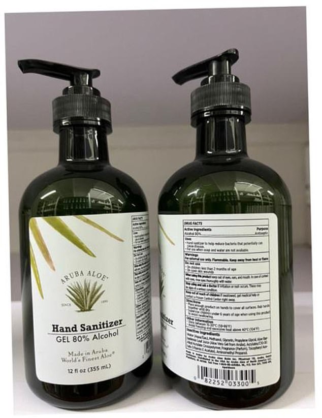 Approximately 40 lots of Aruba Aloe Hand Sanitizer Gel Alcohol 80 percent and Aruba Aloe Alcoholada Hand Sanitizer Gel have been recalled.