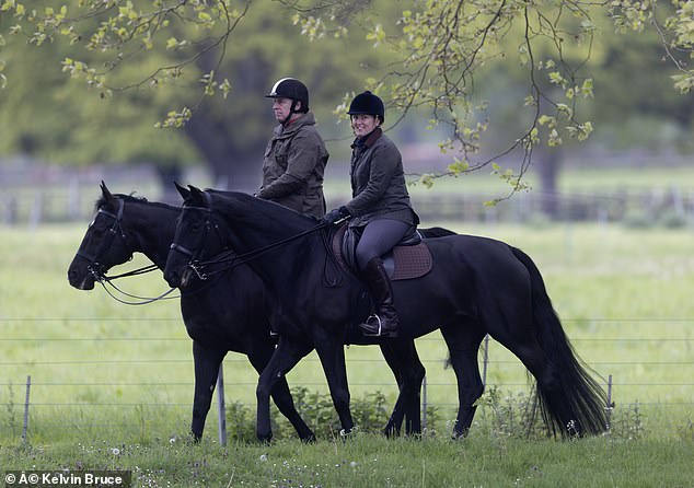 Prince Andrew was seen deep in thought while taking a horseback ride around the grounds of Windsor Castle, just a day after his older brother, King Charles III, announced that he will return to public duties for the first time since He was diagnosed with cancer.