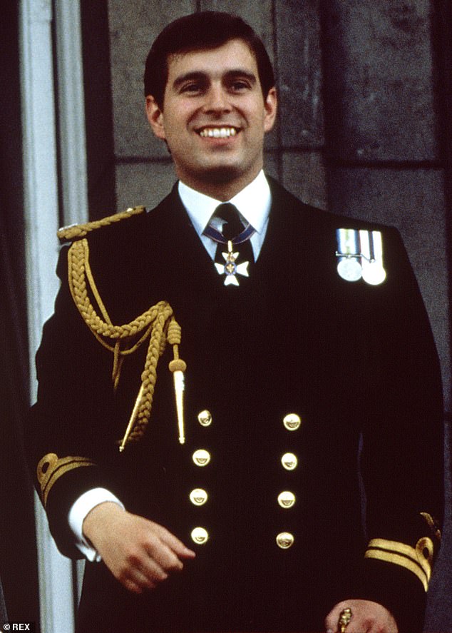 Photographed on the balcony of Buckingham Palace on his wedding day to Sarah Ferguson in July 1986, Prince Andrew was often seen as a hero.