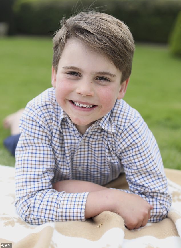 The Prince and Princess of Wales published this portrait of Prince Louis yesterday to mark his sixth birthday.