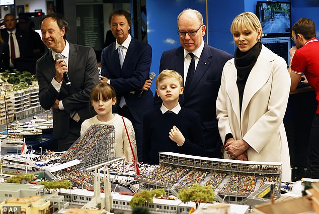 The family seemed impressed to see a miniature Monaco right in front of them.