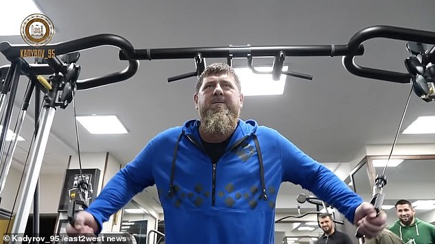 The head of the Chechen Republic published videos of himself in a gym with his acolytes