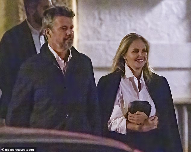 'Malicious' rumors about Genoveva's friendship with then-Crown Prince Frederik following their night out together (pictured) in Madrid in November.