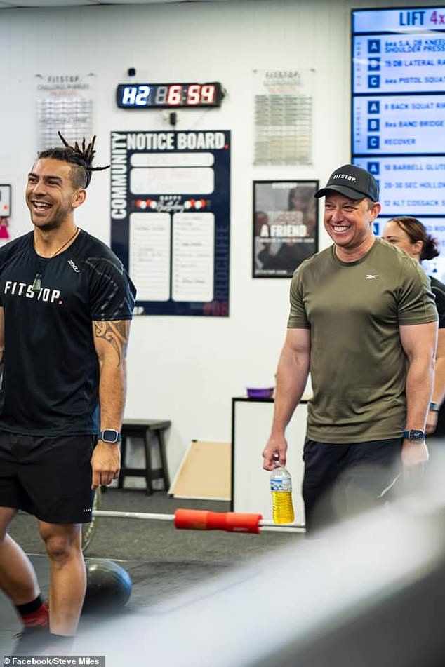 Steven Miles recently shared a photo of himself working out at a gym (above) as part of a concerted attempt on social media to connect with Queenslanders.