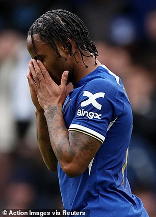 Raheem Sterling missed Chelsea's last two games after suffering food poisoning