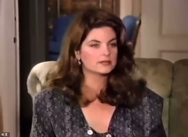 A bizarre video of Kirstie Alley revealing the wild outfits her parents were wearing during a fatal car crash has gone viral.