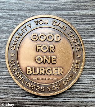 The first hamburger coin was created in 1958, when the chain only had three locations