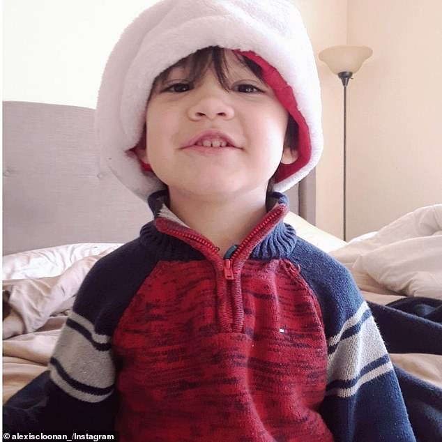 Aiden Leos (pictured) was killed while his mother was taking him to kindergarten.