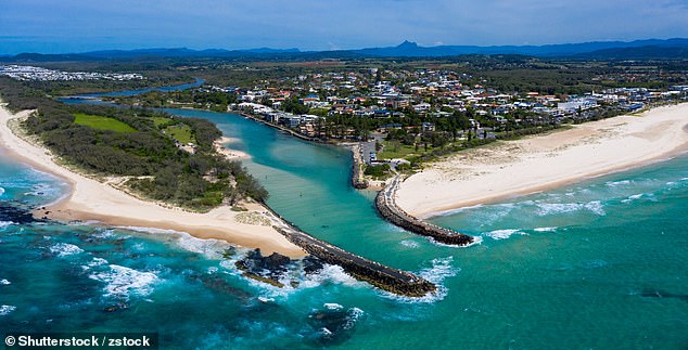 "The unicorn city." of Kingscliff on the north coast of New South Wales