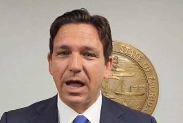 Florida Governor Ron DeSantis said in a video on Thursday that 