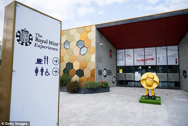 UK Focus: The Royal Mint will only produce currency for the UK from 2025. Pictured is its visitor centre, which is part of the main site in Llantrisant, Wales.