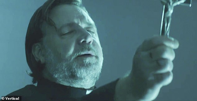 Russell Crowe, 60, returns to the horror genre in the disturbing first trailer for the upcoming film The Exorcism, where he plays an actor who begins to unravel on a cursed film set.