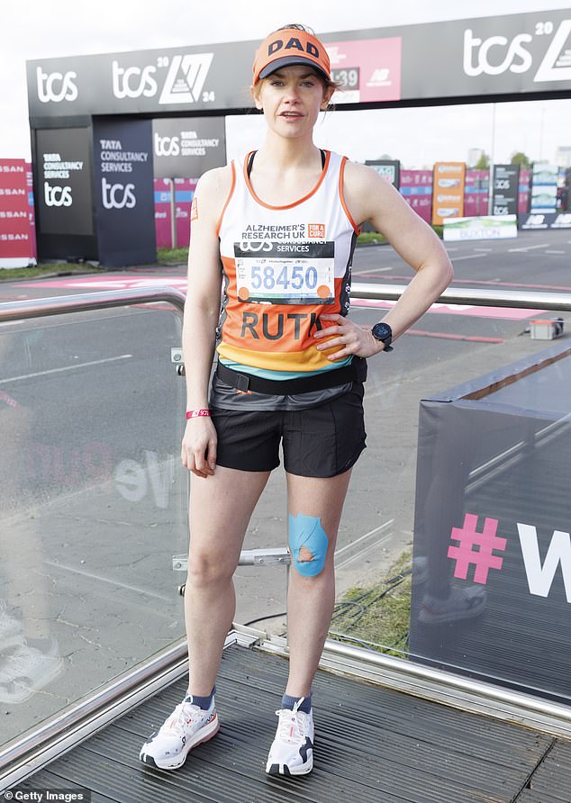Ruth Wilson was among the celebrities taking part in the 2024 London Marathon on Sunday.