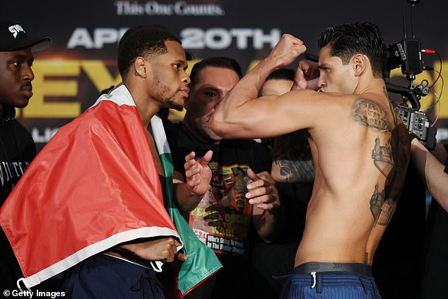 Garcia weighed three pounds over the weight limit, disqualifying him for the WBC title.