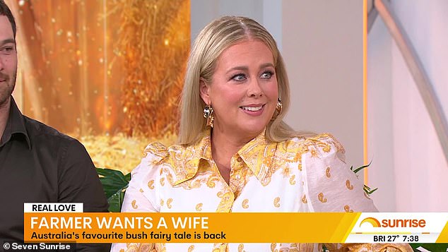 Samantha Armytage (pictured) made a surprise return to the Sunrise studio on Friday morning after leaving the show three years ago.