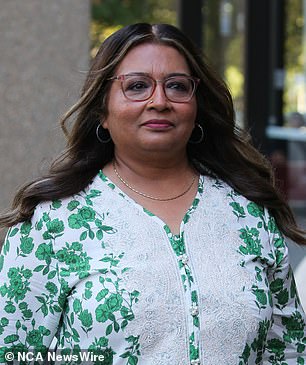 Greens senator Mehreen Faruqi (pictured) is suing Ms Hanson over a comment she made on X in September 2022, telling her that 