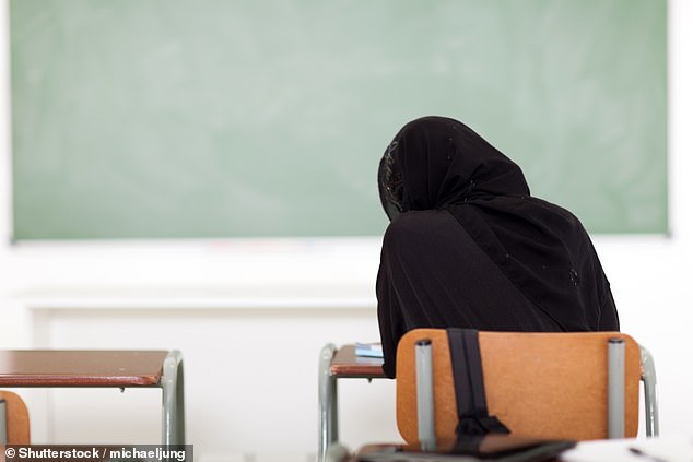 Schoolchildren are converting to Islam in German schools as Christian students feel like outsiders and are desperate to try to fit in, new study warns (file image)