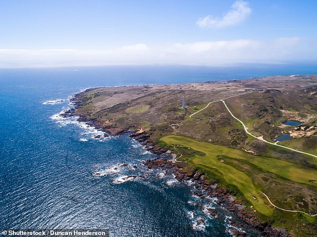 The prestigious Cape Wickham course, especially the 18th hole, is a favorite of many golfers thanks in part to its spectacular backdrop (pictured).