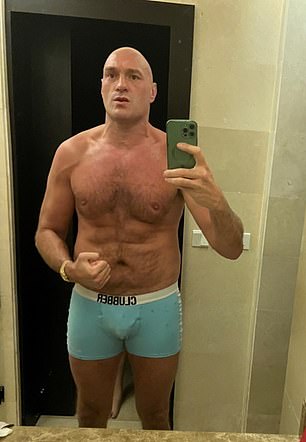 Tyson Fury shared his phenomenal body transformation on social media after his undisputed title clash with Oleksandr Usyk was postponed.