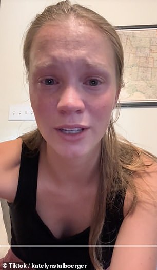 Katelyn Stalboerger, 26, uploaded a video to TikTok to share the heartbreaking news and ask viewers for help after she was informed that the picturesque barn she had chosen to host her wedding had suddenly closed.