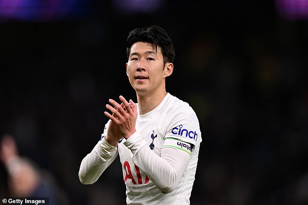 Son Heung min admits the pressure of trying to replace Harry
