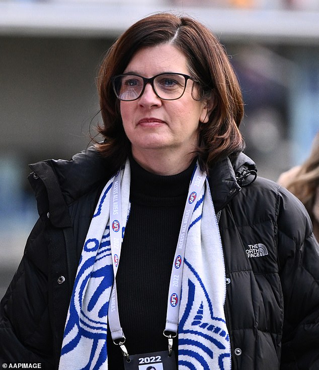 Sonja Hood AFL club president quits social media after suffering