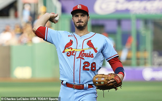 The St. Louis Cardinals reportedly won't have their blue victory jerseys until June.