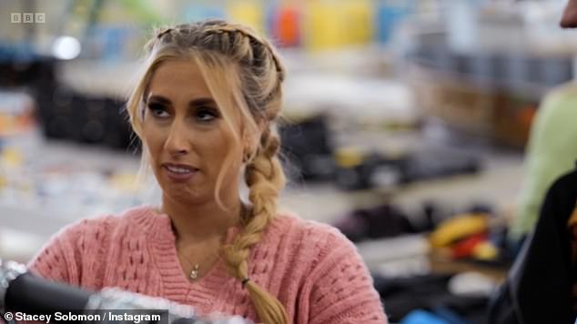 Stacey Solomon, 34, was forced to defend herself on social media after receiving 