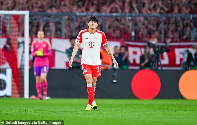Kim Min-jae had a difficult night as Bayern Munich drew 2-2 against Real Madrid on Tuesday.