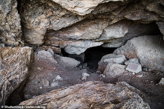 The entrance to Lovelock Cave in Nevada, where two miners accidentally stumbled upon the remains of dozens of ancient people, some of whom were reportedly abnormally tall.