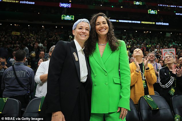 Sue Bird (R) said she views her investment in the WNBA's Seattle Storm as a 