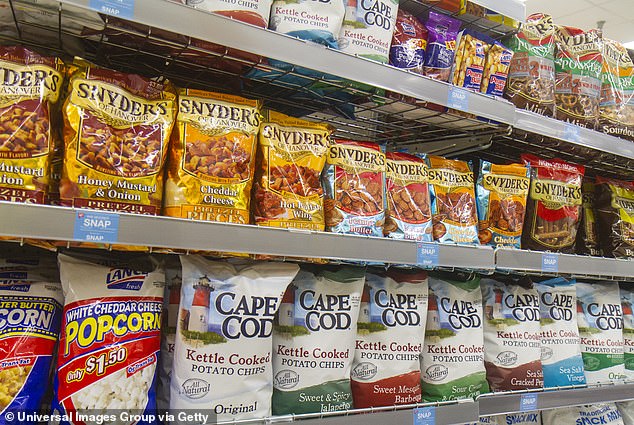 Salty snacks like pretzels and potato chips are associated with impulsivity.