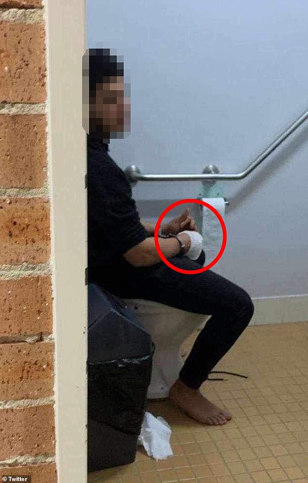 A 16-year-old boy (pictured) has been arrested over a terror attack at a church in Sydney's west.
