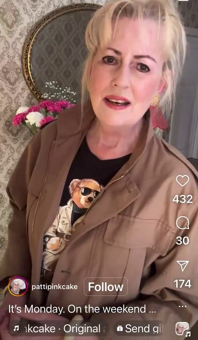 Sydney woman Patricia Lyden, known on social media as pattipinkcake, came under fire from social media users for a video she shared on Monday.