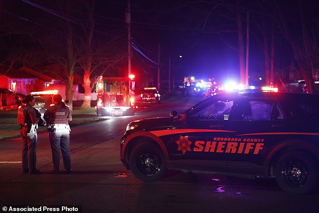 Police have identified the officer and a sheriff's deputy who were shot and killed in upstate New York by a man who was also killed by law enforcement in a shootout.