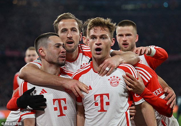 Kimmich's goal in the second half was enough for Bayern Munich to qualify for the semi-finals.