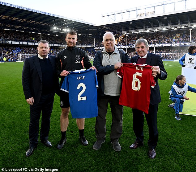Goodison Park was united before kick-off as Everton fitness coach Jack Dowling received applause from all corners of the stadium.