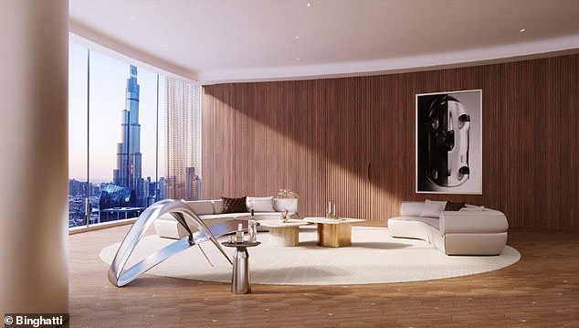 Spacious: This is what a £160 million residential value looks like in the penthouse