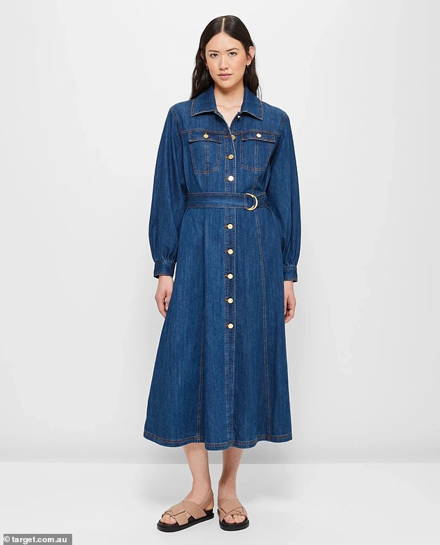 Target Australia released a $70 denim dress (pictured) and it sold out quickly