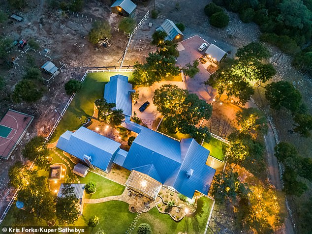 A stunning Texas ranch, offering stunning views of a canyon, lively springs and a lazy river hidden in the backyard, has hit the market for $4.8 million.