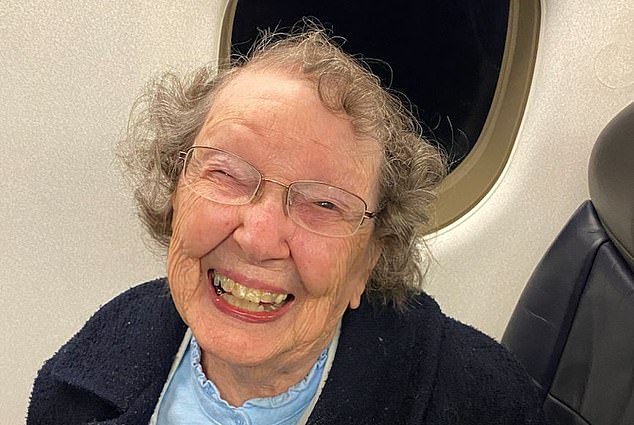 A woman flying from Chicago to Marquette, Michigan, was left baffled this week after being mistaken for a baby.  Patricia, 101, was boarding the flight with her daughter Kris when she was confronted by cabin crew.