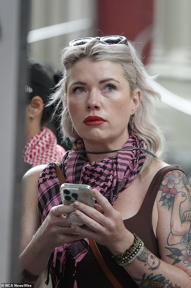 Fans of Clementine Ford (pictured) were left angry after a joke by comedy group The Inspired Unceived at a feminist talk in Sydney went disastrously wrong.