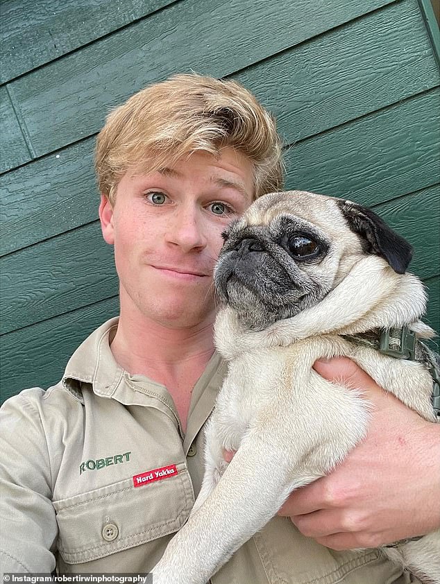 It comes after the famous family was criticized for promoting pug dogs on their social media.  Robert Irwin recently took to Instagram in a joint post with the account of the family's pet pug, Stella.