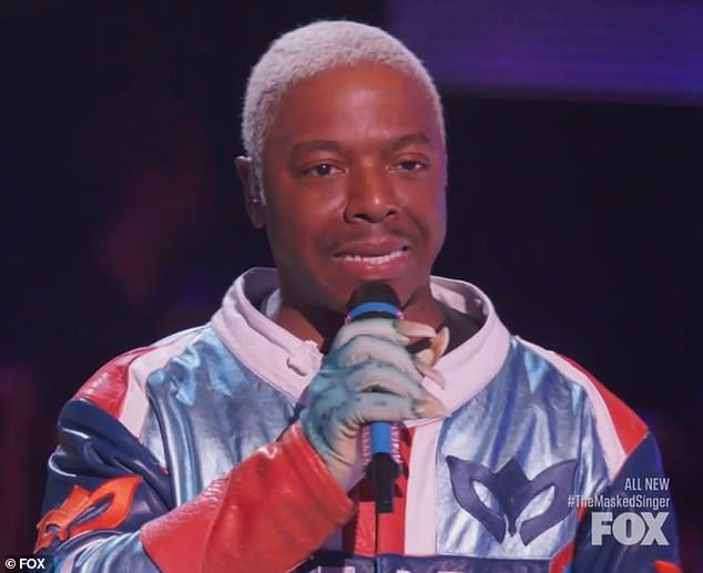 Sisqó was unmasked from his Lizard costume on Wednesday's Shower Anthems-themed episode of The Masked Singer on Fox after receiving the lowest score.