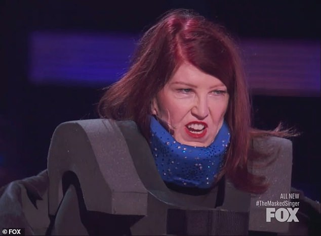 Kate Flannery revealed her identity after performing as Starfish on Wednesday's episode of The Masked Singer on Fox.