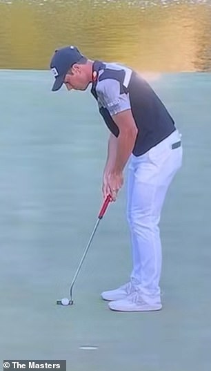 Viktor Hovland collapses at Augusta