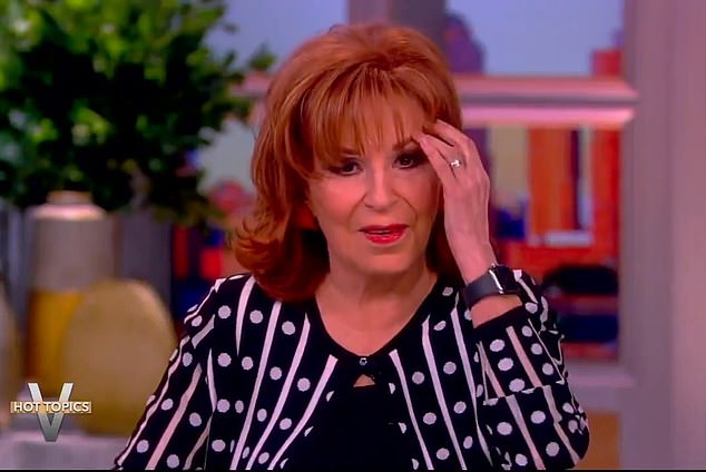 The View's Joy Behar was stunned during Friday's episode when an earthquake emergency alert interrupted the live broadcast.